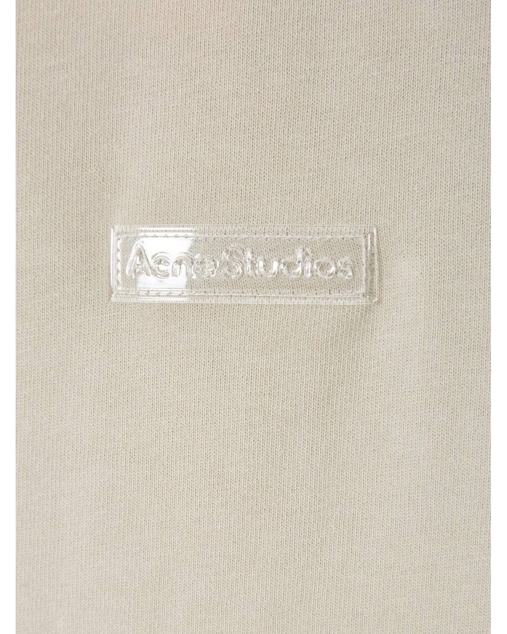 Acne White Camiseta Efecto Lavado