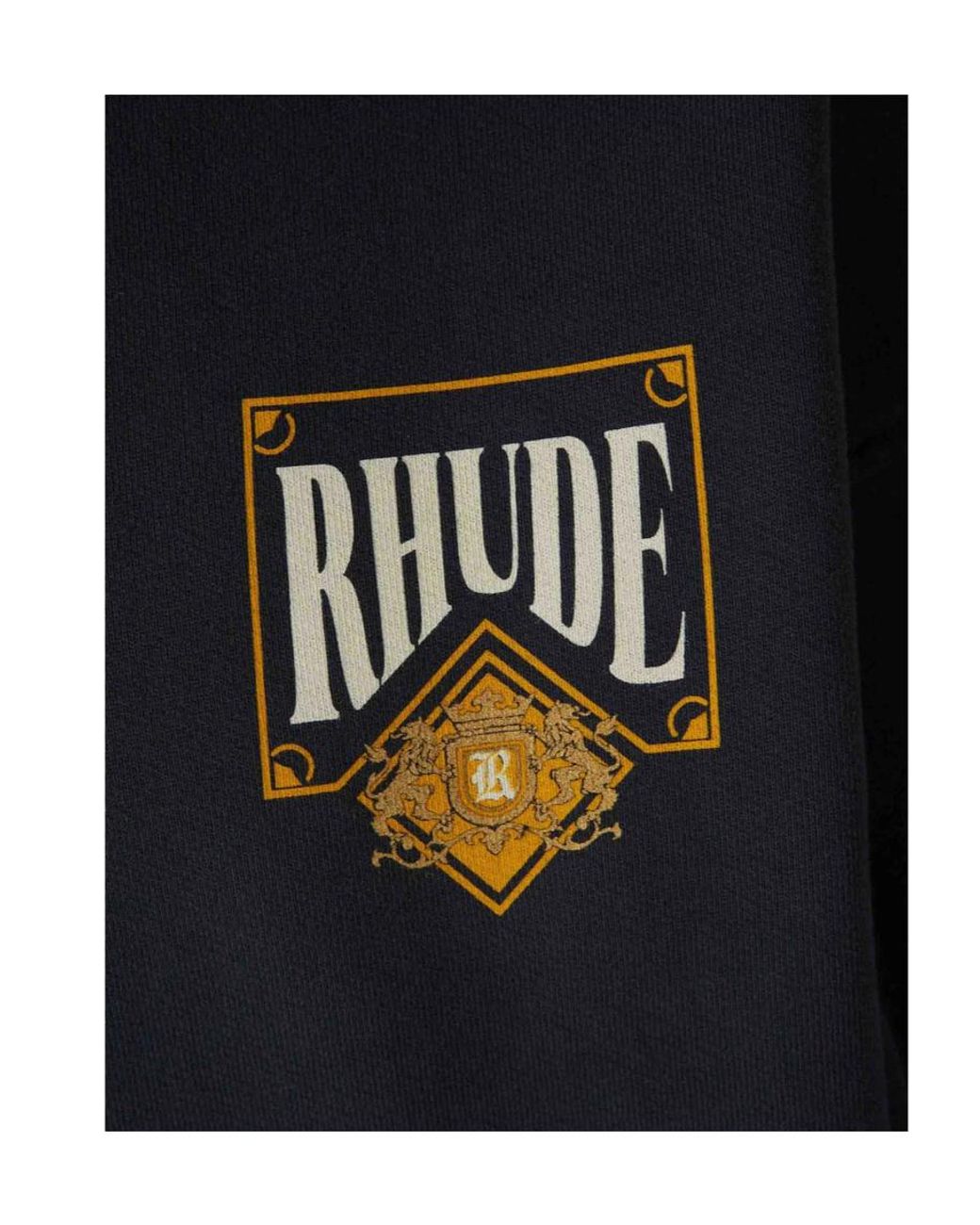 Rhude Blue Playing Card Hoodie for men