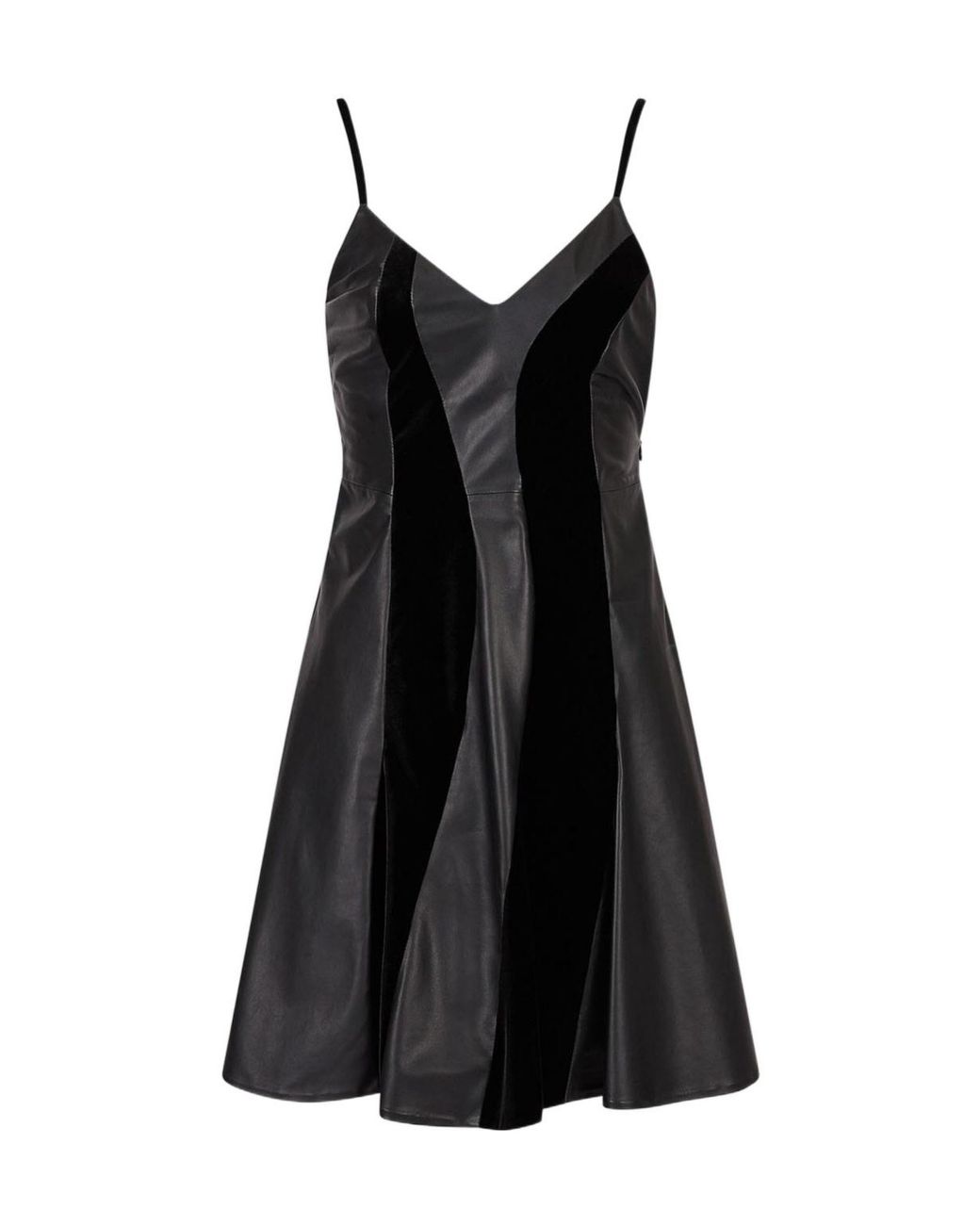 Emporio Armani Black Sleeveless Slip Mini Dress