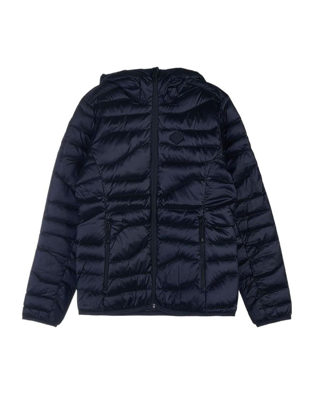 J.Lindeberg Blue Quilted Zippered Cotton Jacket