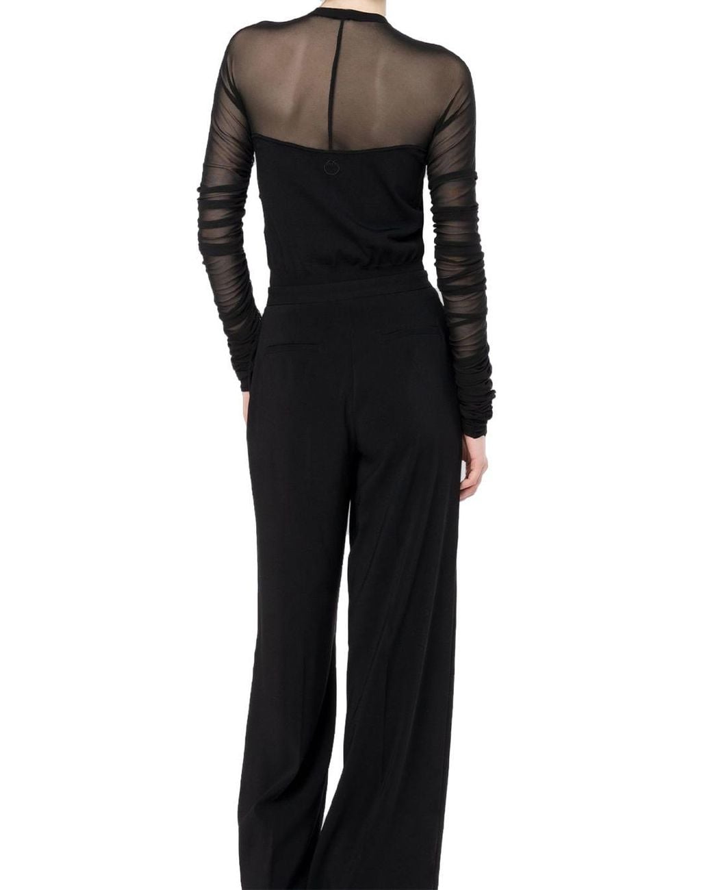 Pinko Black Gelso Long-Sleeved Cardigan