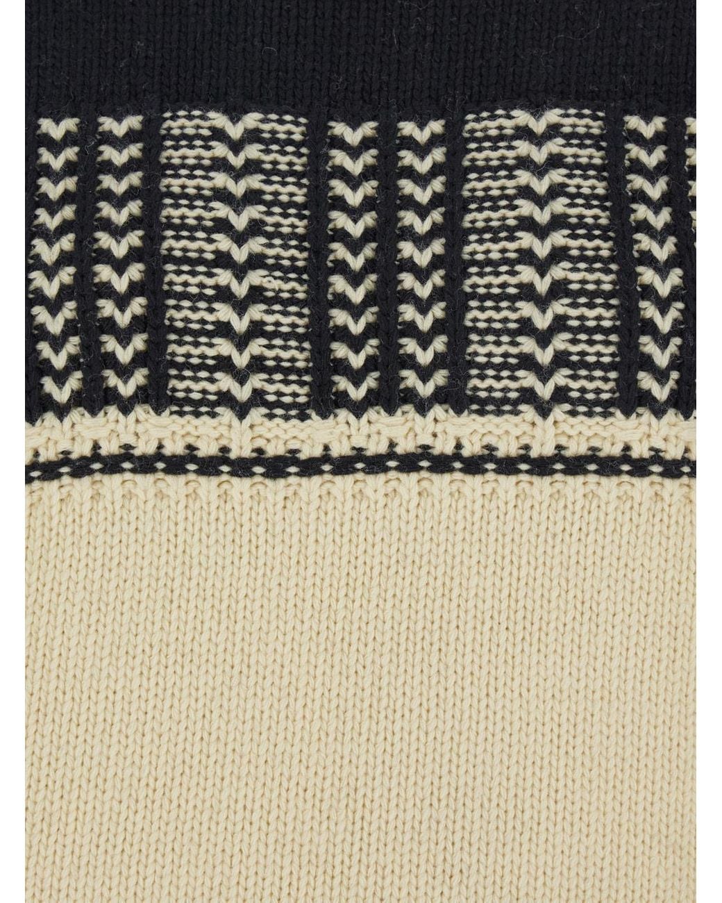 Low Classic Black Intarsia Crewneck Sweater