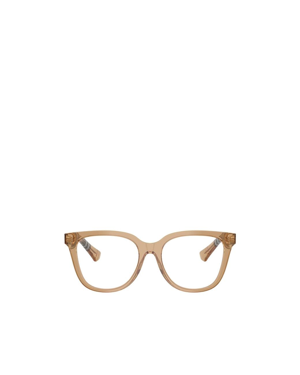 Burberry Metallic Geometric Non-Prescription Glasses