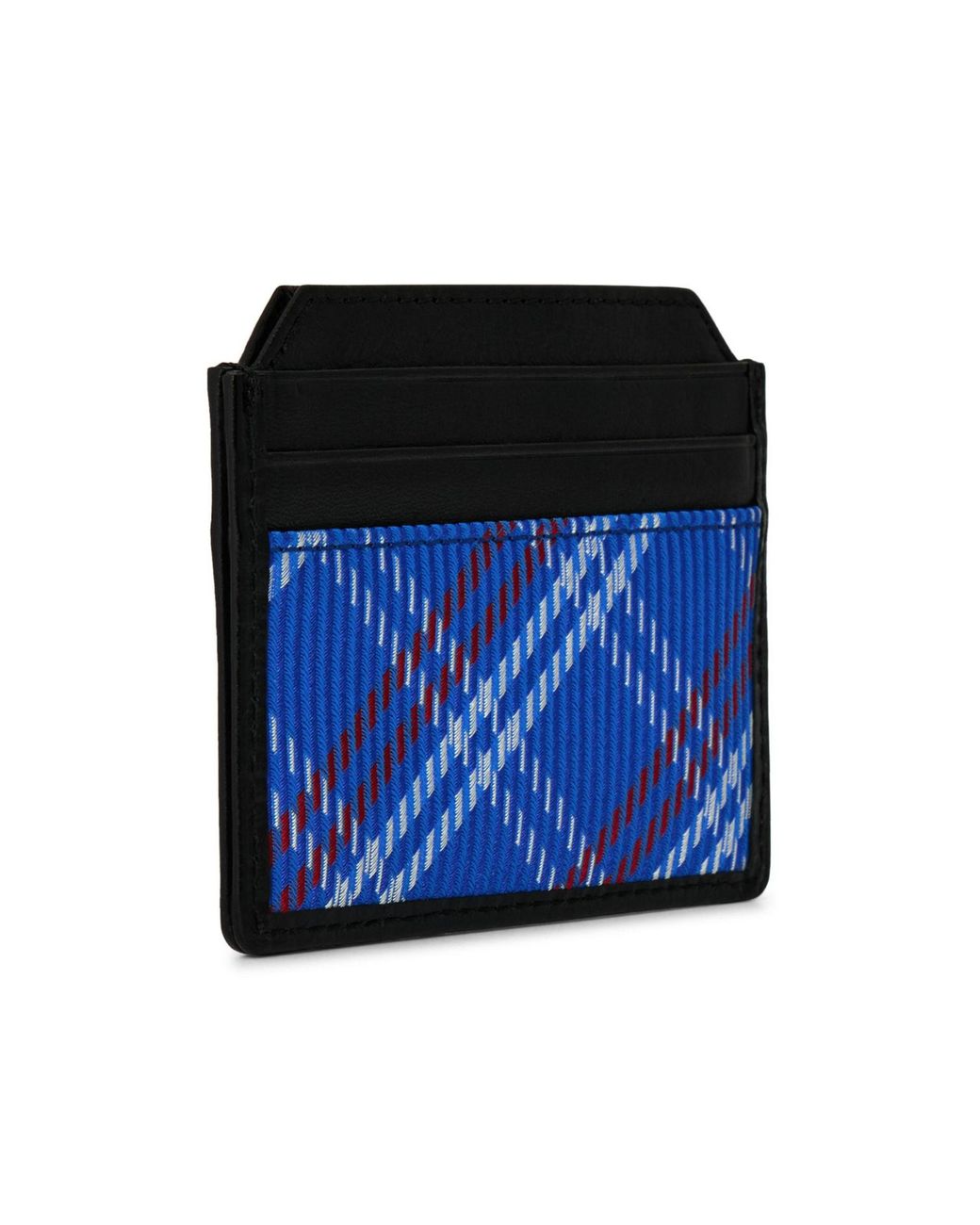 Vivienne Westwood Blue Color Block Card Holder for men