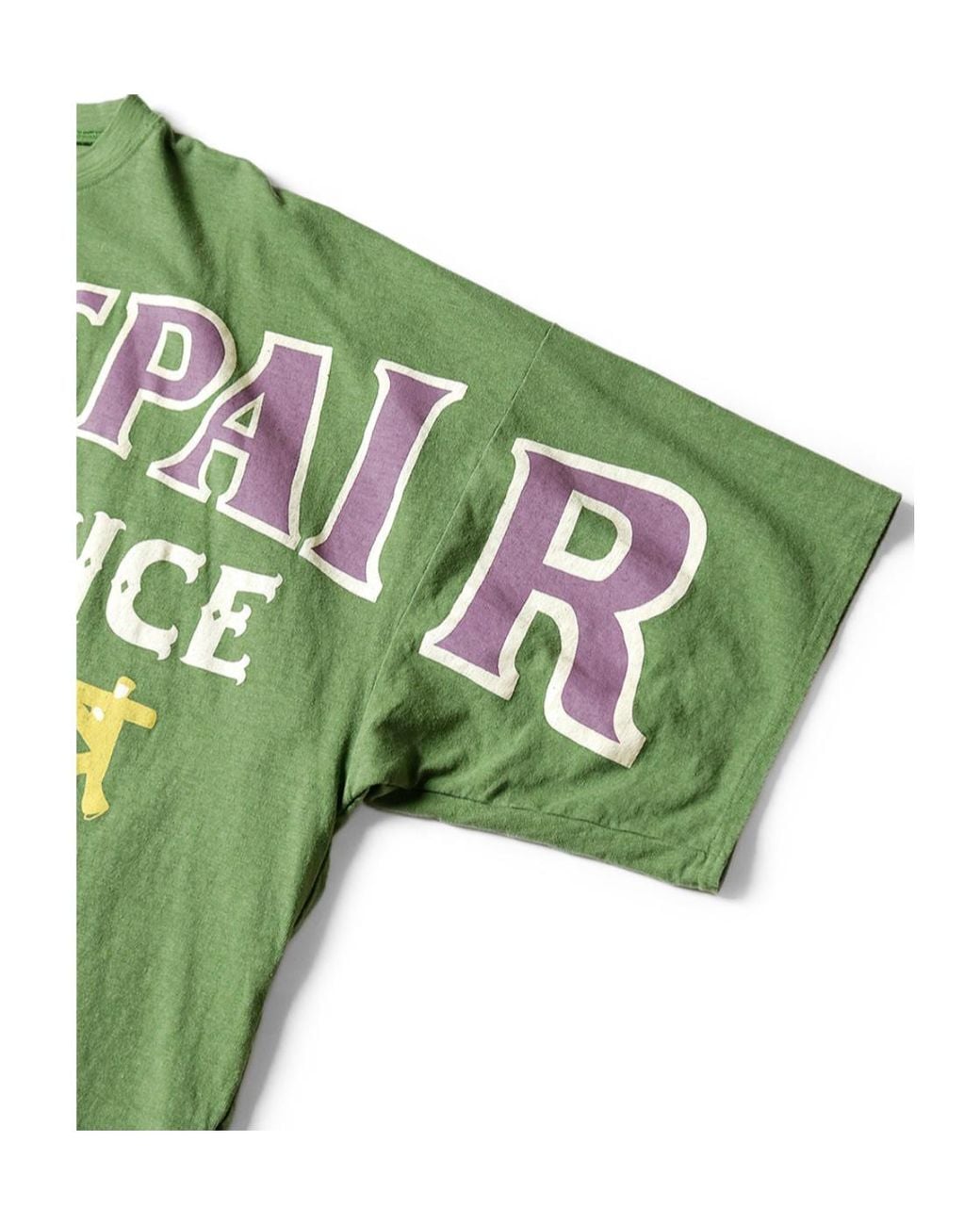 Kapital Green Huge-T Slogan-Print T-Shirt for men