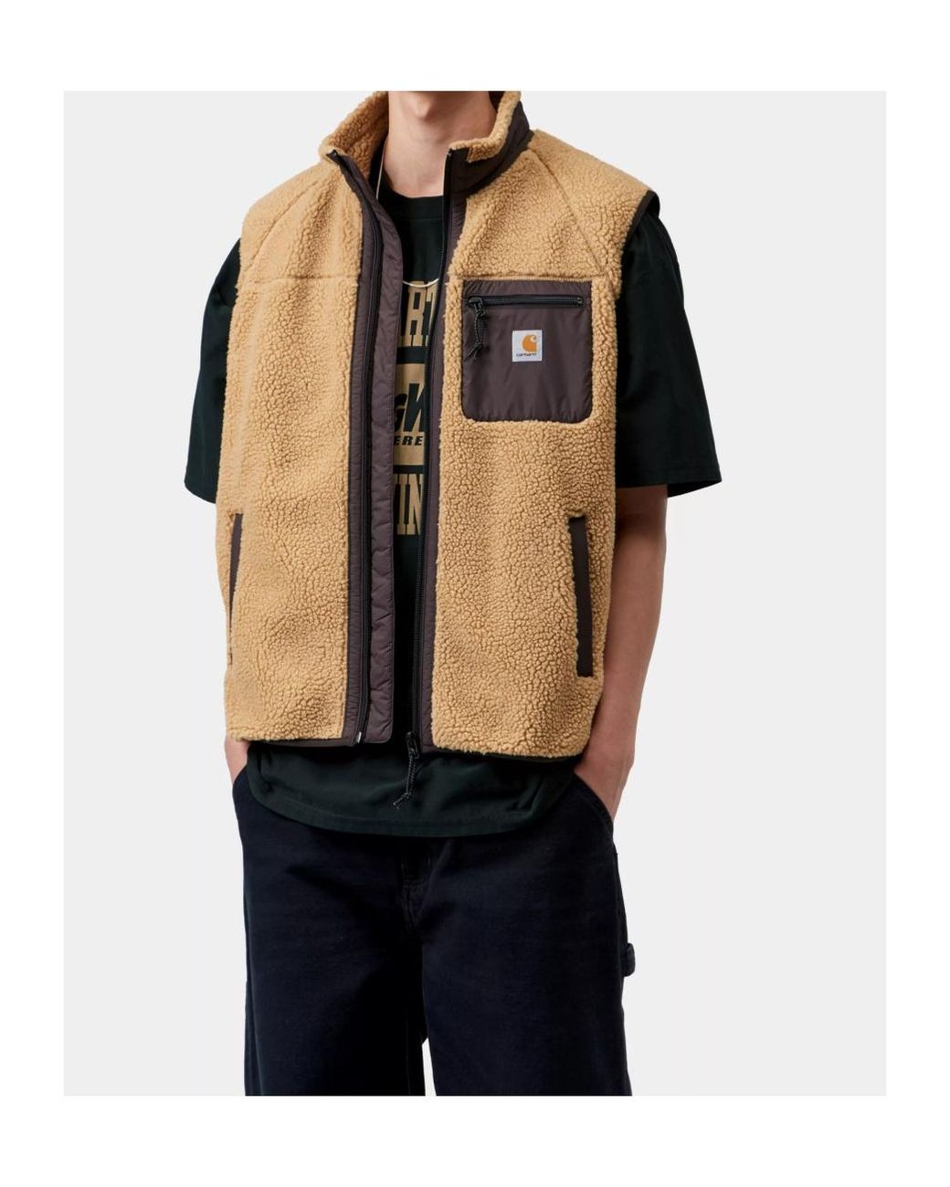Carhartt Brown Prentis Vest Liner for men