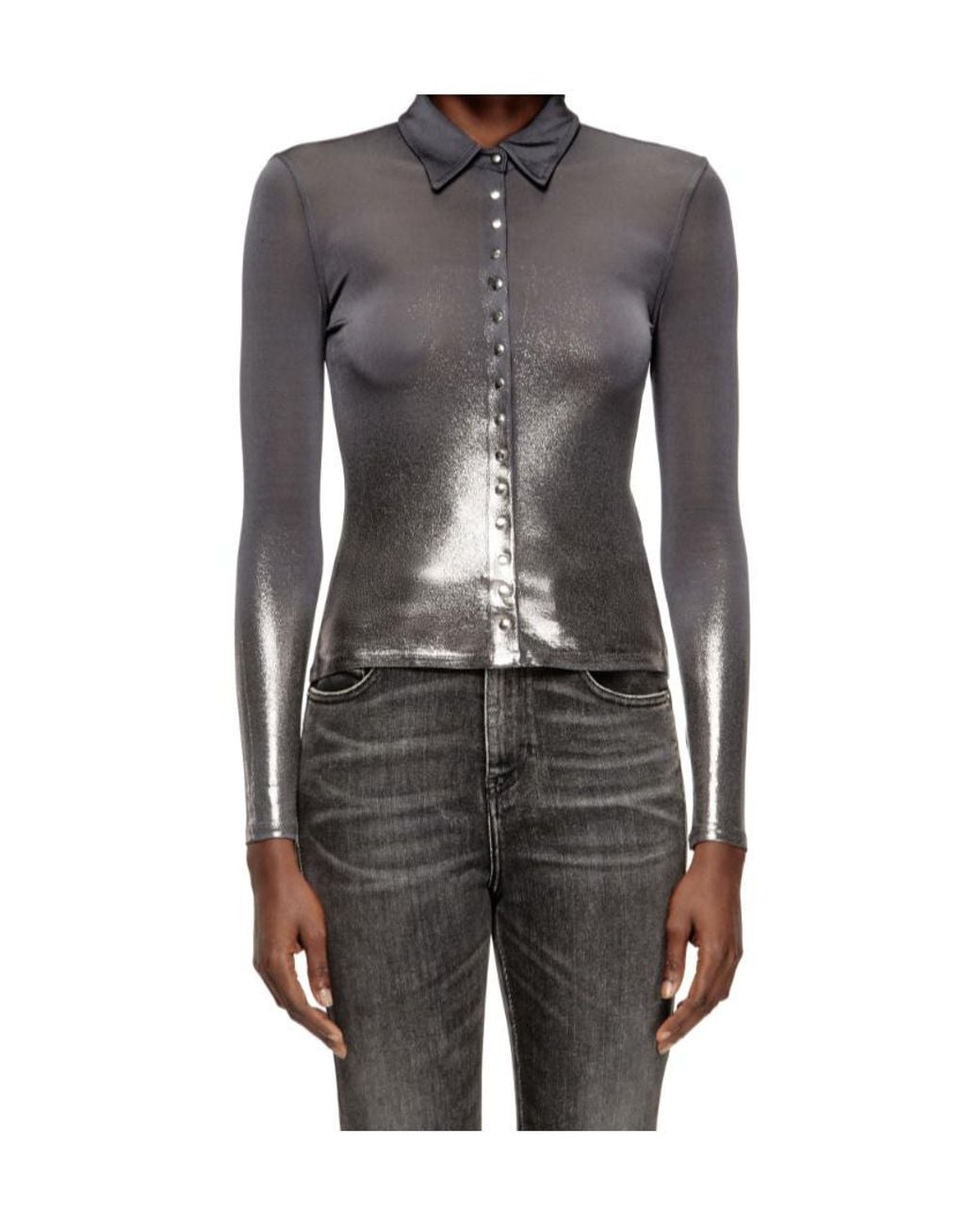 DIESEL Blue C-Pol Buttoned Shirt