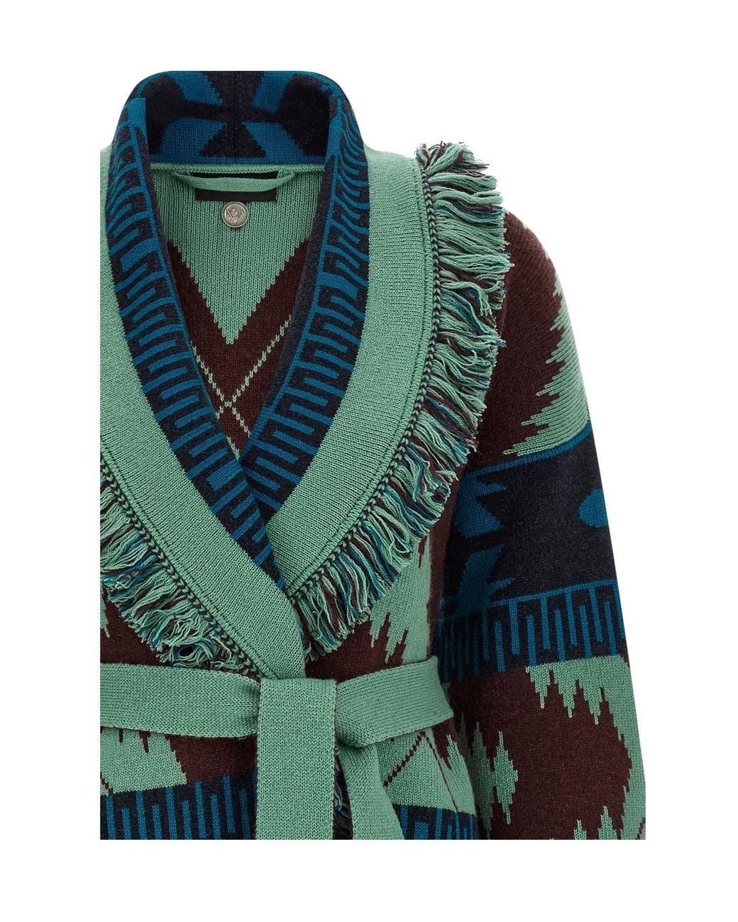 Alanui Green Cashmere Knitwear