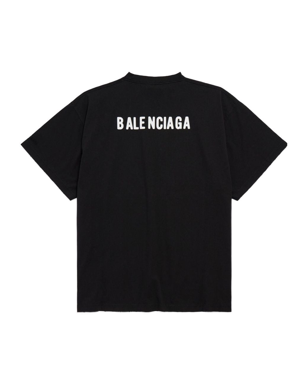 Balenciaga Black Slipper Oversized T-Shirt for men