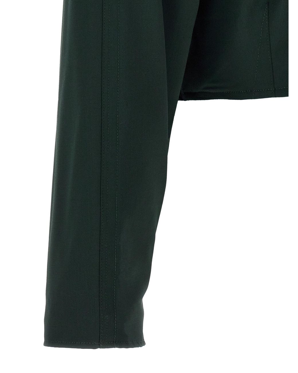 Kiko Kostadinov Green Csomor Patchwork Blouson Jacket for men