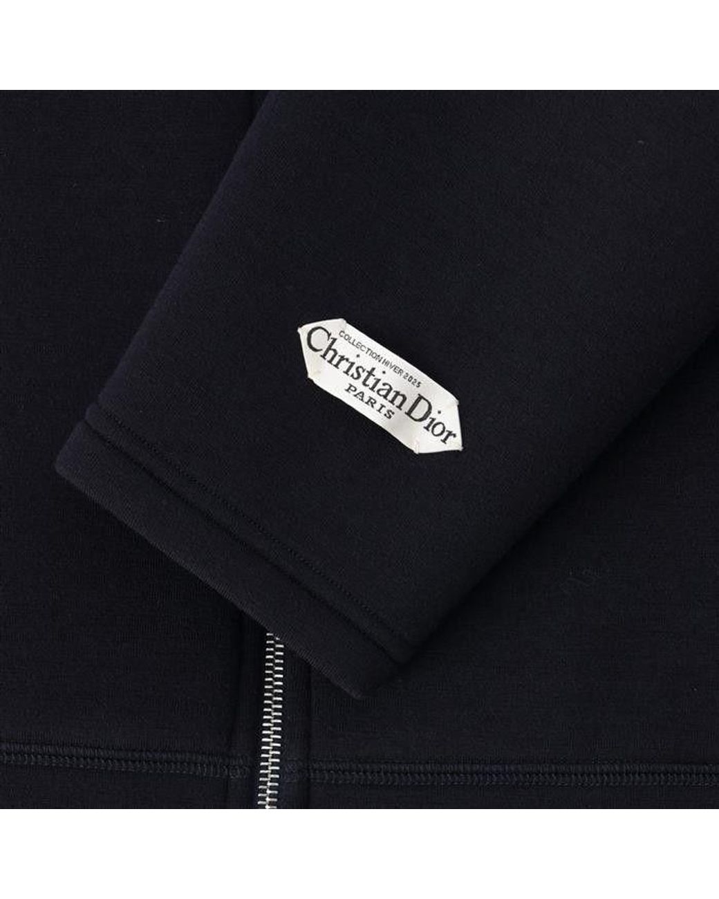Dior Blue Zipped Blouson Jacket With Christian Paris Tag for men