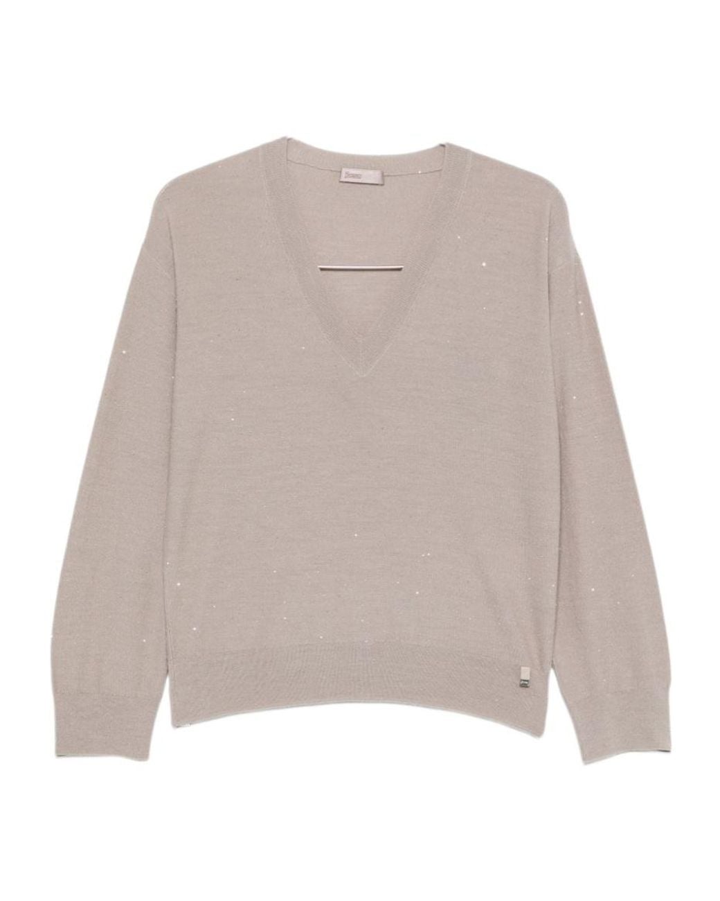 Herno Natural Long-Sleeved Sweater