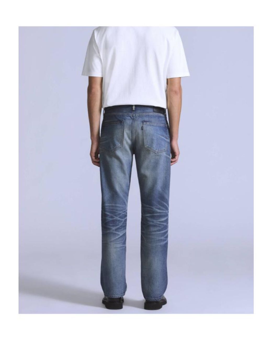 Levi's Blue Logo-Patch Jeans for men