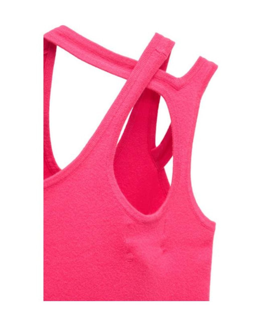 Extreme Cashmere Pink Raver Asymmetric Cashmere Blend Top