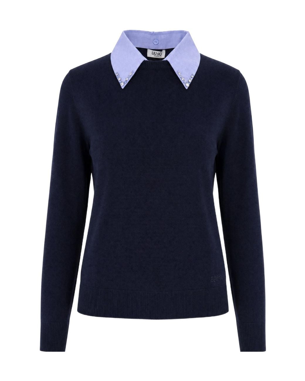 Liu Jo Blue Long Sleeved Jumper