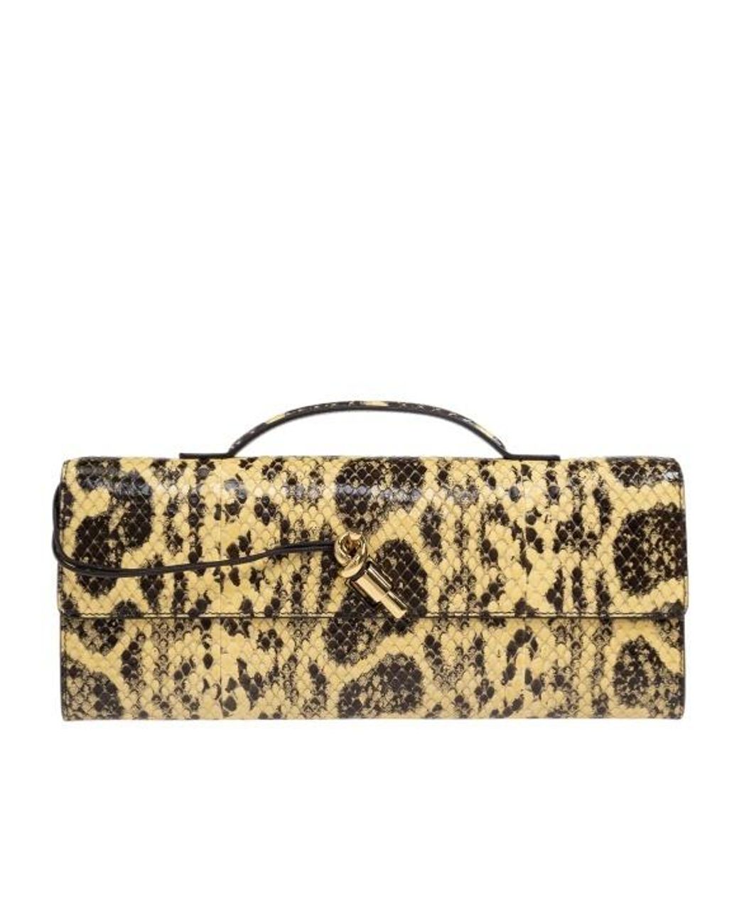 Bottega Veneta Metallic Andiamo Clutch