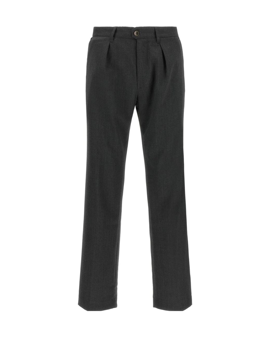 Incotex Black Pleated Pants