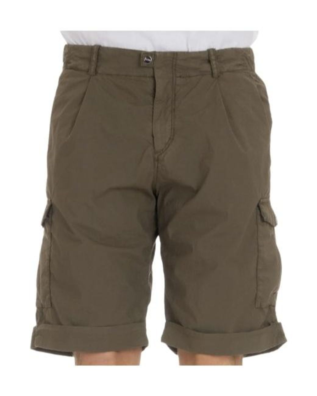 Herno Green Bermuda Shorts for men