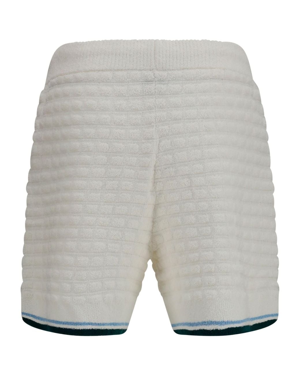 Casablanca Gray Textured Tennis Shorts for men