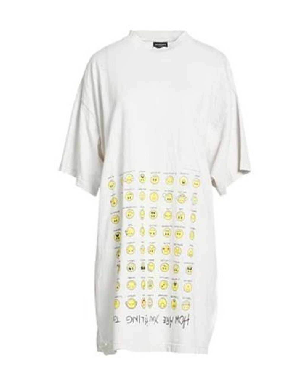 Balenciaga White Oversize-T-Shirts