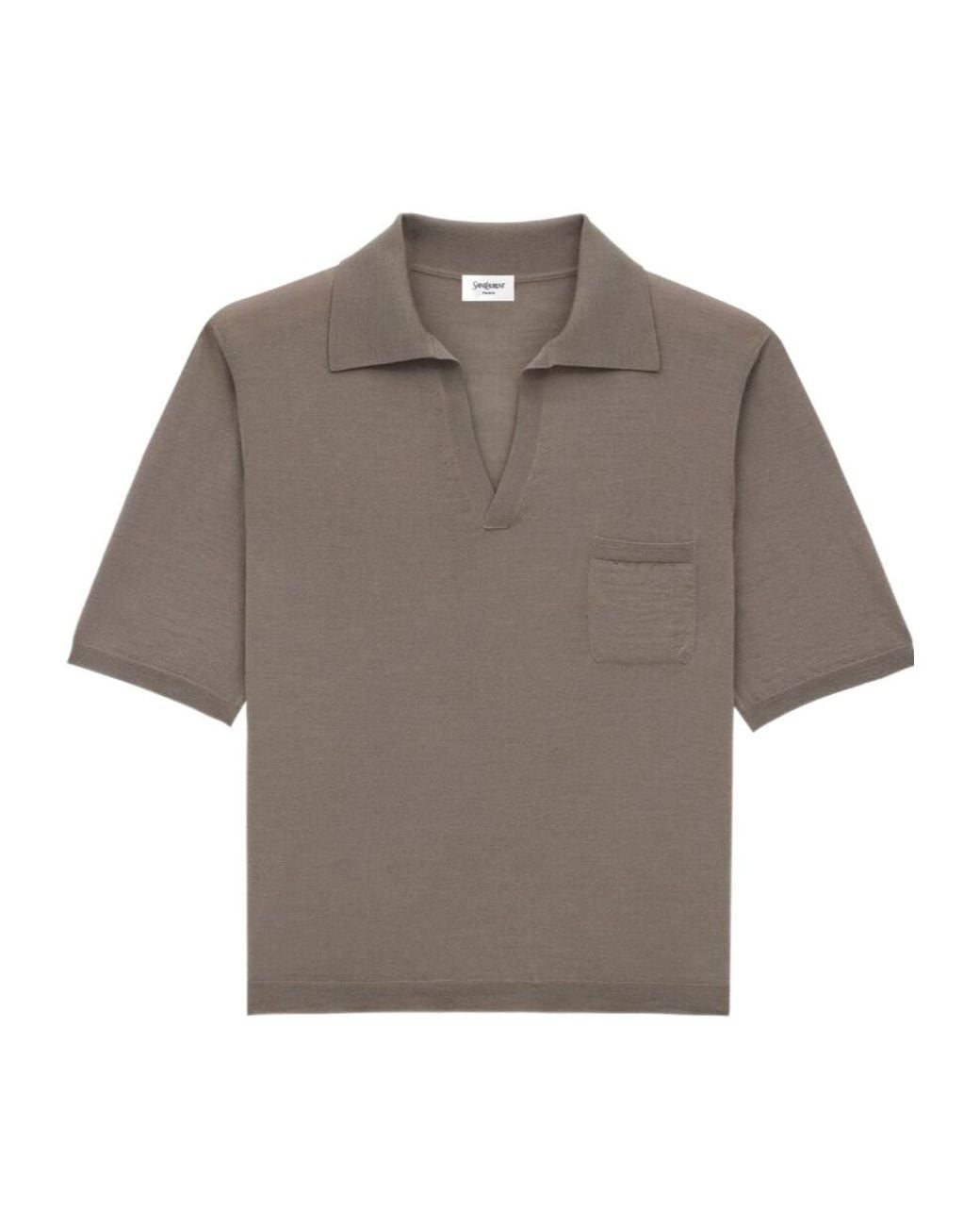 Saint Laurent Gray Saint Laone Sizerent Polo Shirt for men