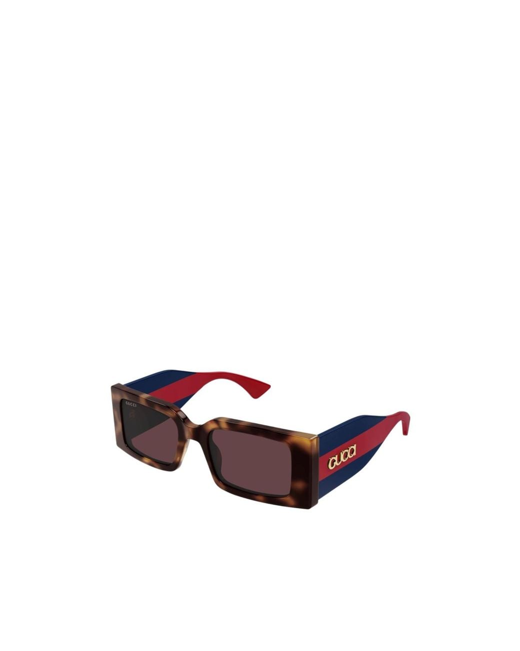Gucci White Eyewear Gg1860S Rectangular Sunglasses