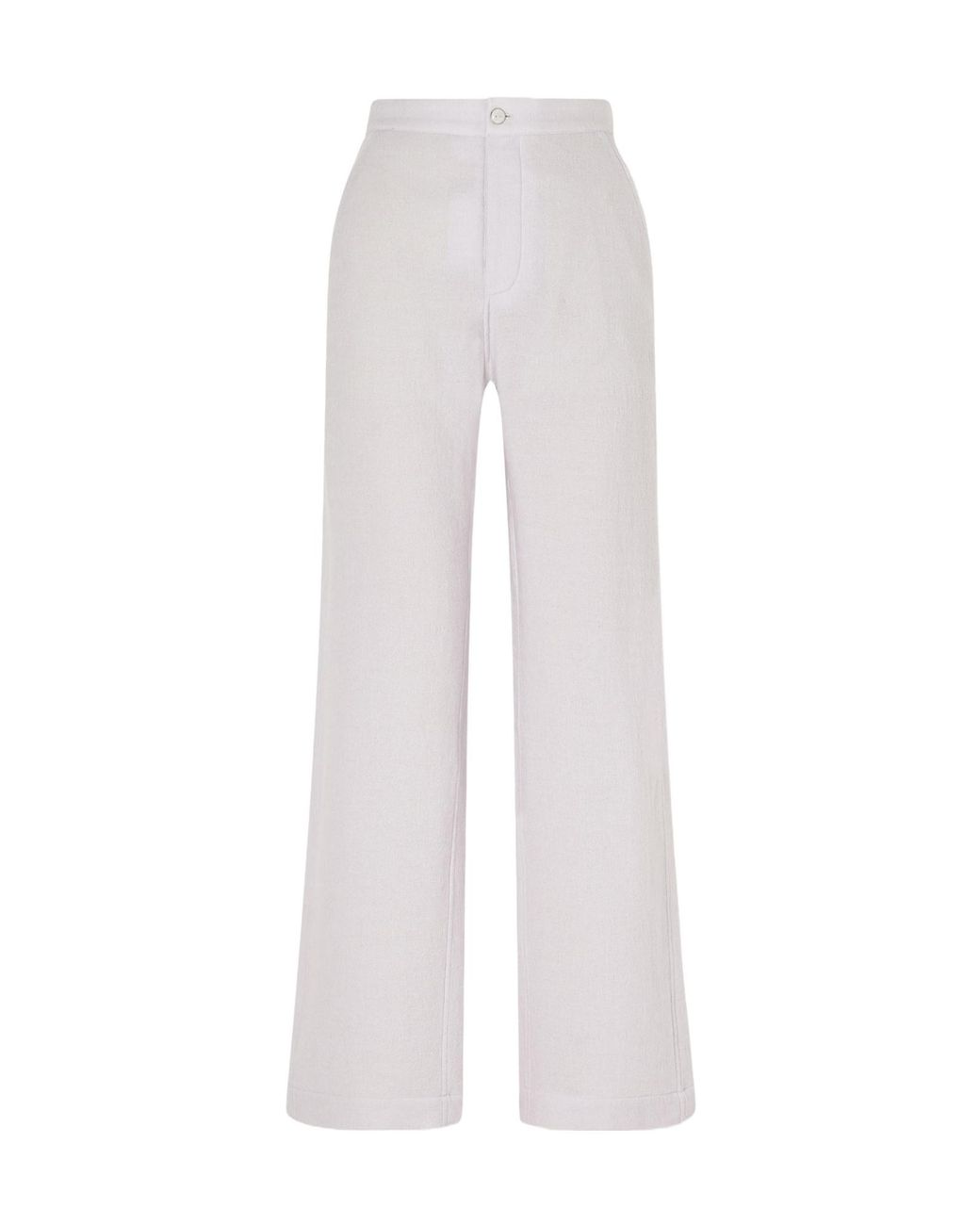God's True Cashmere White Cashmere Wide-Leg Pajamas Pants