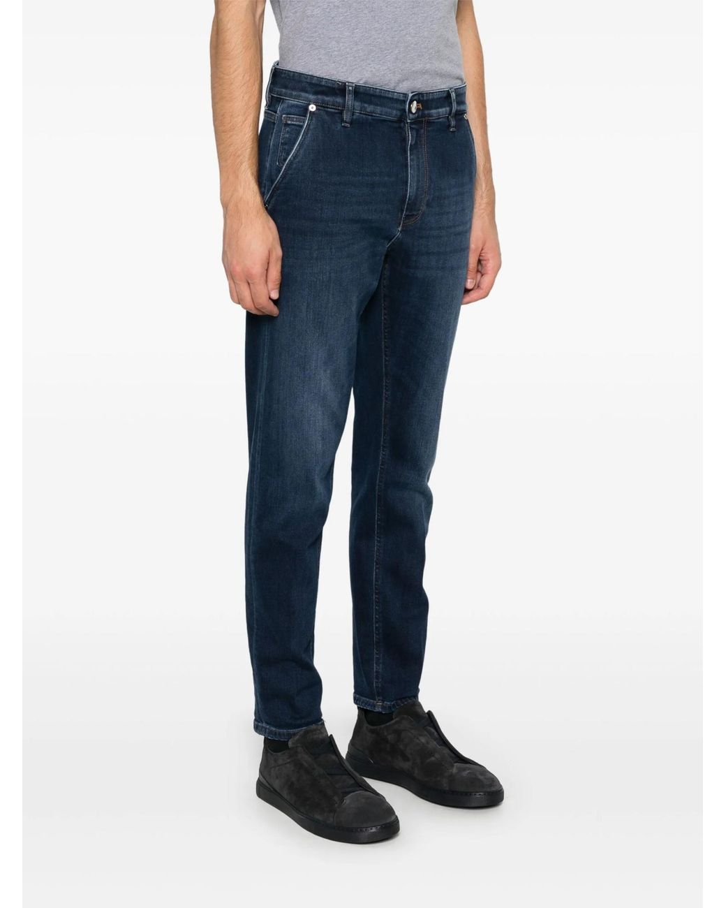 PT01 Blue Pt Torino Straight-Leg Jeans for men