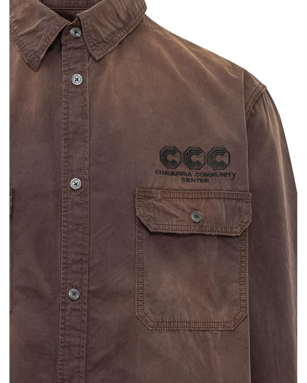 Willy Chavarria Brown Long-Sleeve Jacket for men