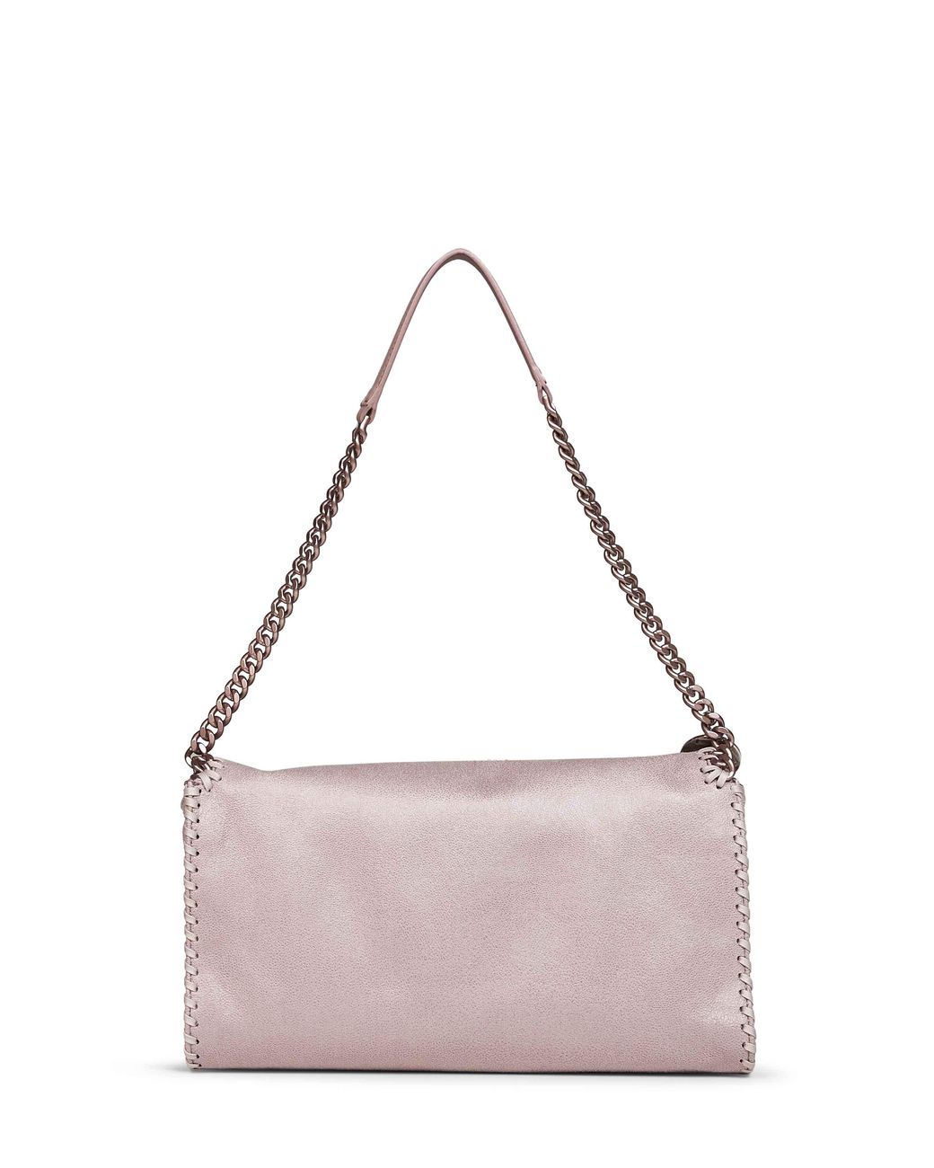 Stella McCartney Pink Falabella Foldover Top Shoulder Bag