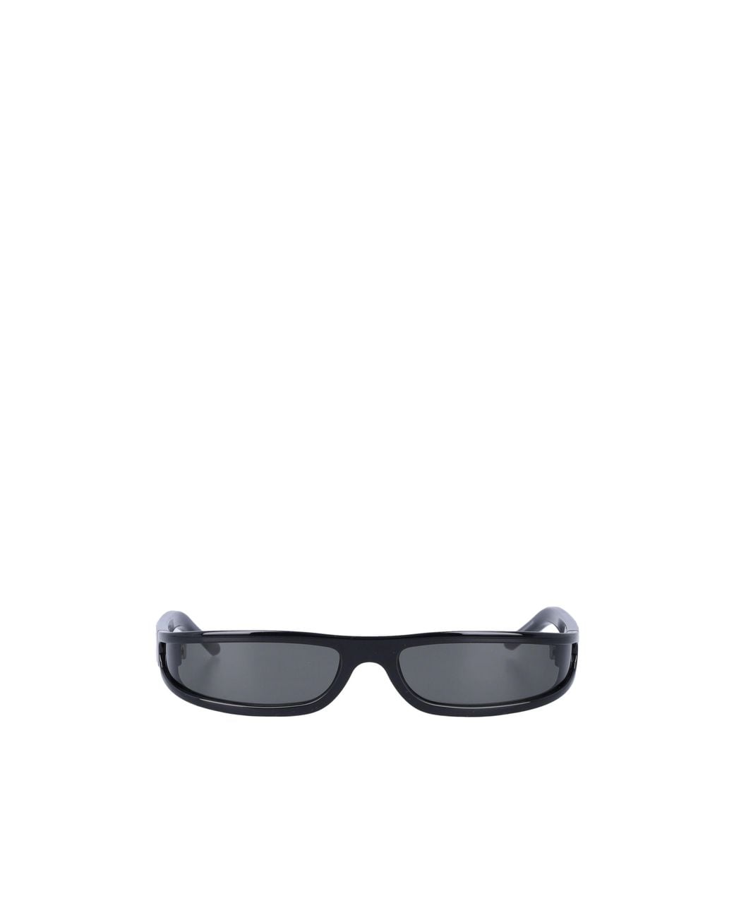 Rick Owens White Rectangular Frame Sunglasses for men
