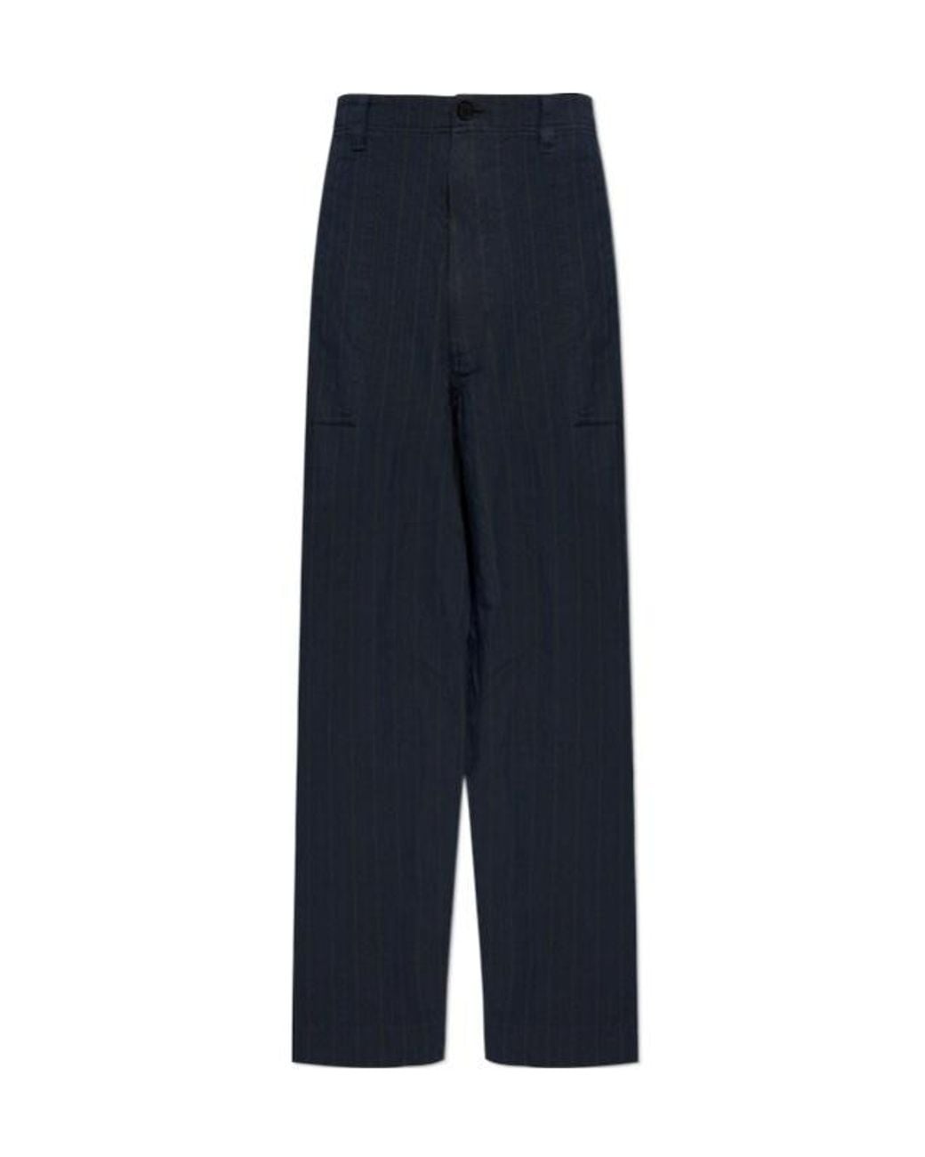 Comme des Garçons Blue Casual Trousers With Belt Loops for men