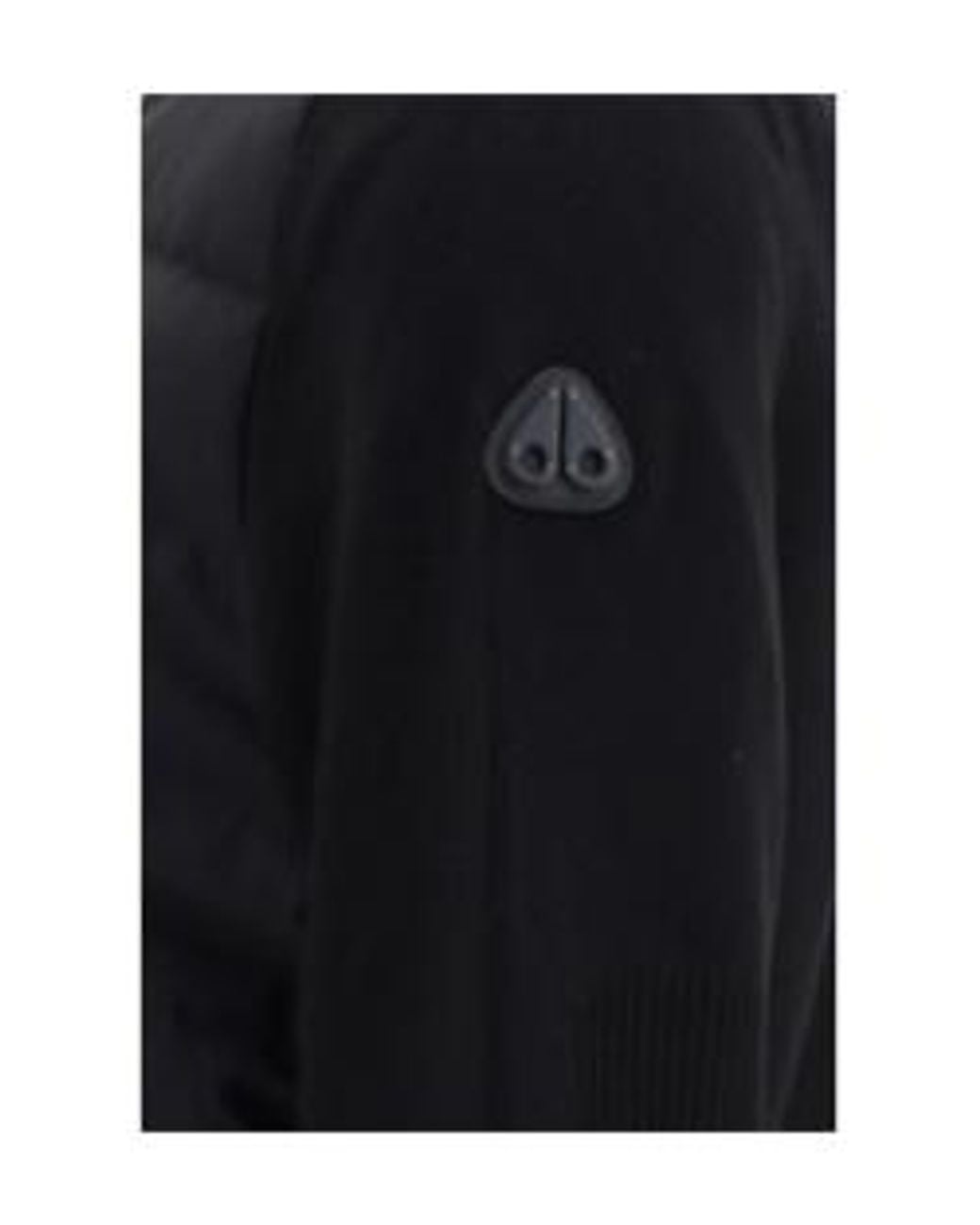 Moose Knuckles Black Kamet Hybrid Puffer Jacket for men