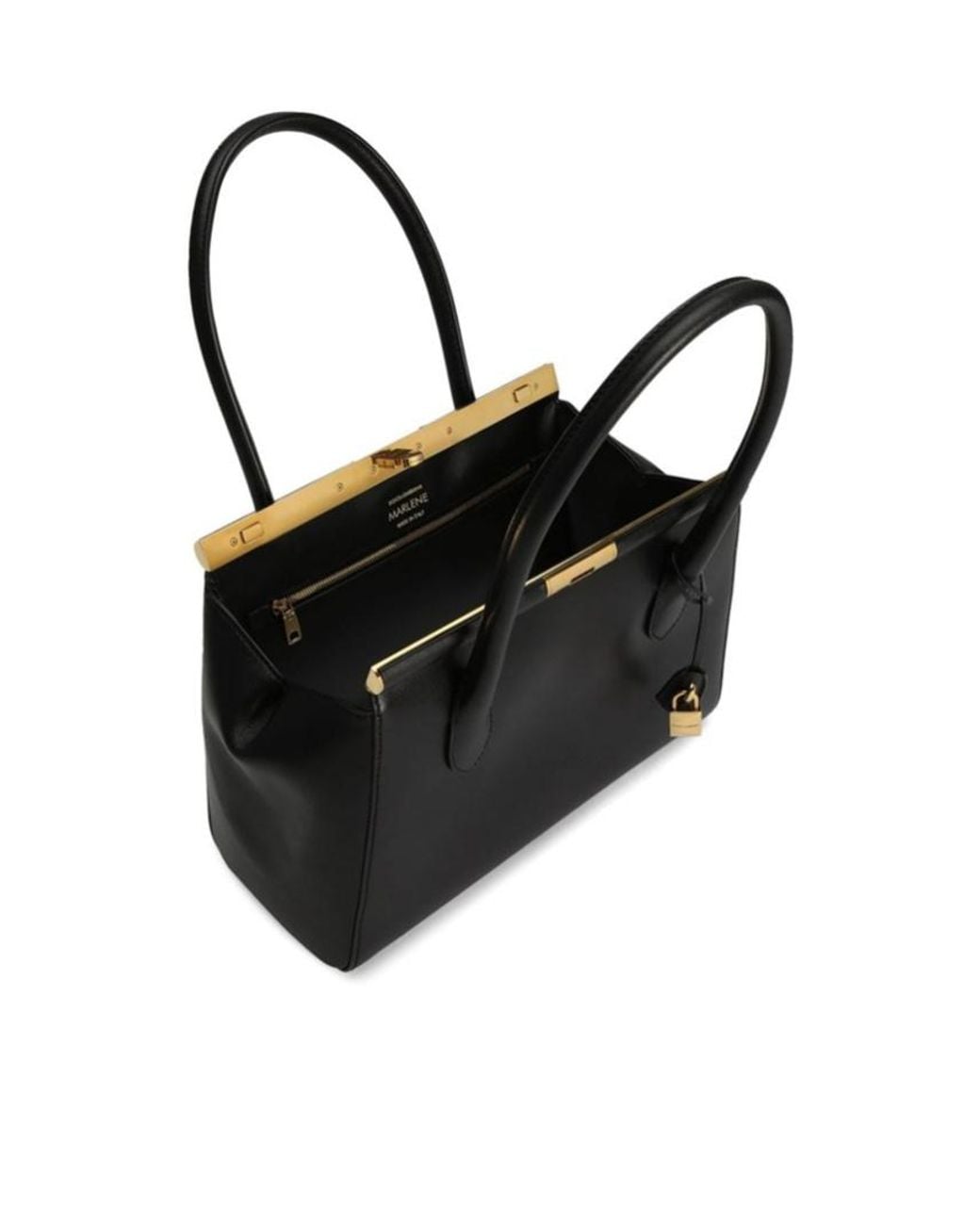 Dolce & Gabbana Black Marlene Turn-Lock Fastened Handbag