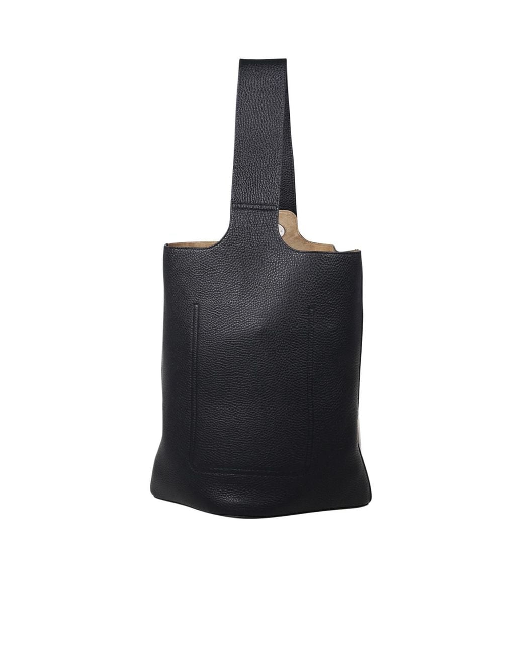 Loewe Black Top Handle Large Bucket Bag