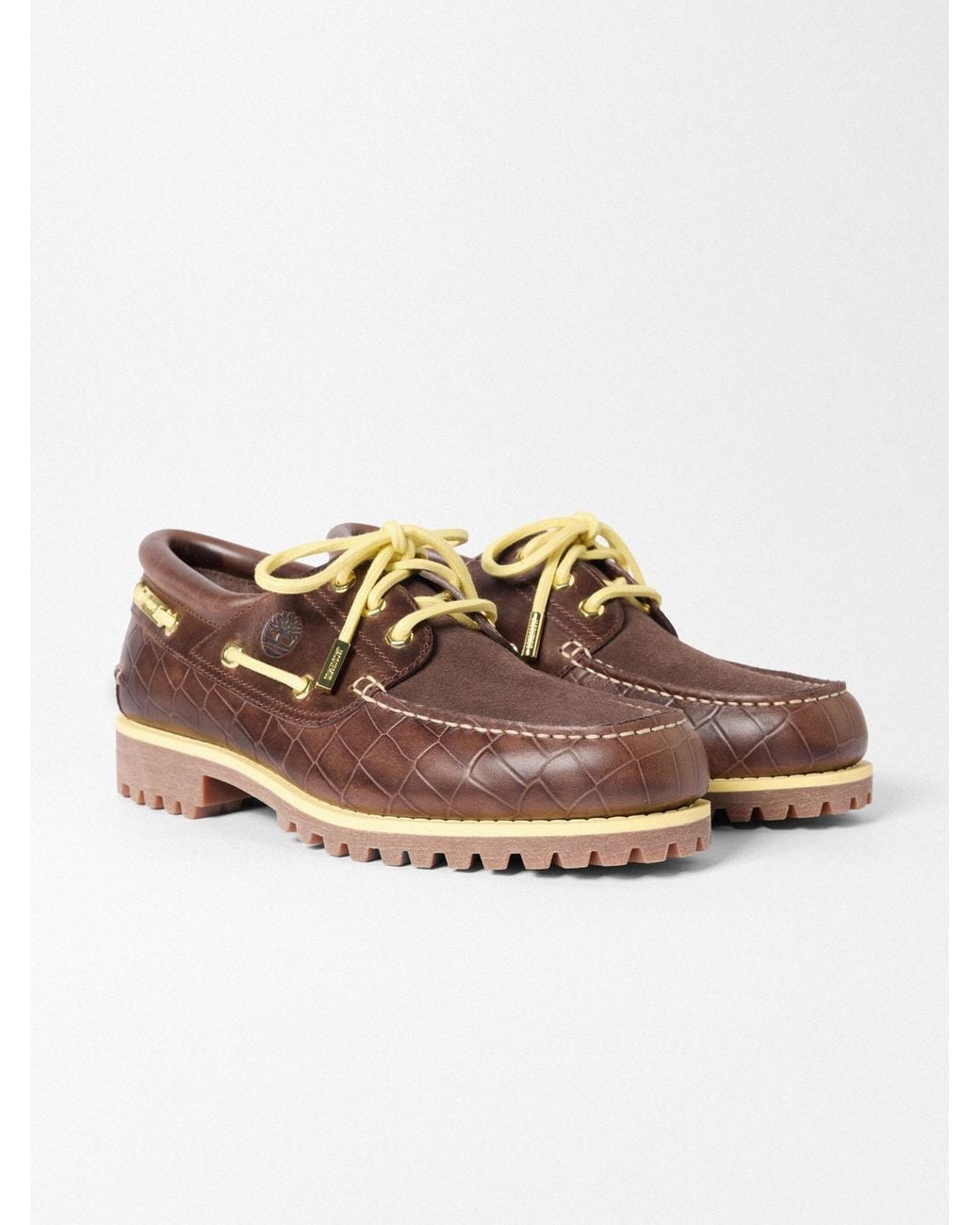 Jacquemus Brown The Timberland Boat Shoe for men