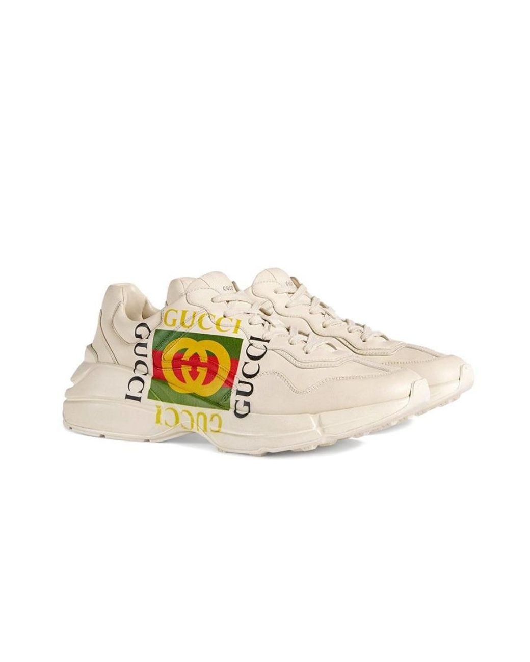 Gucci Metallic Logo-Lacing Casual Sneakers for men