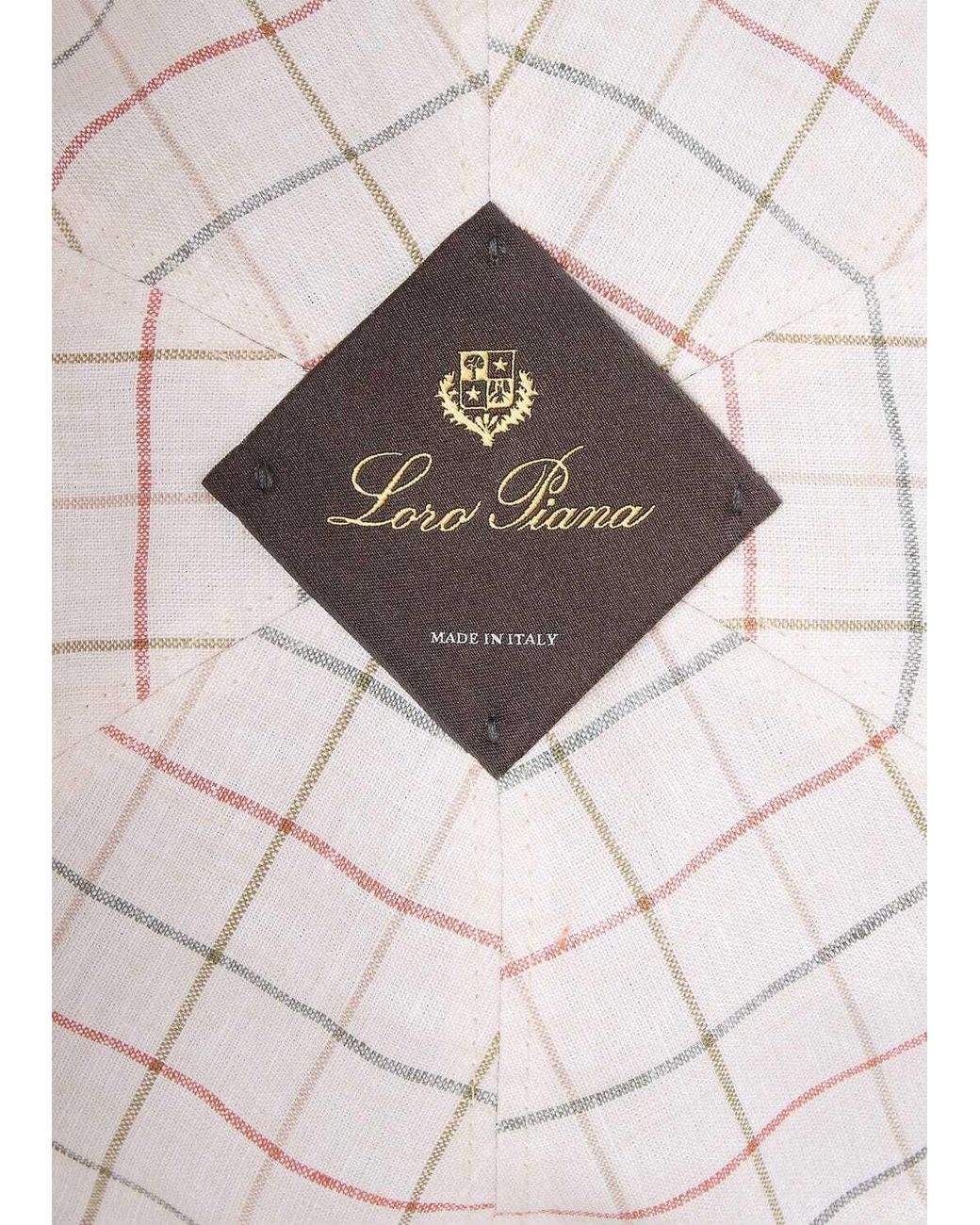 Loro Piana Brown Baseball Cap for men