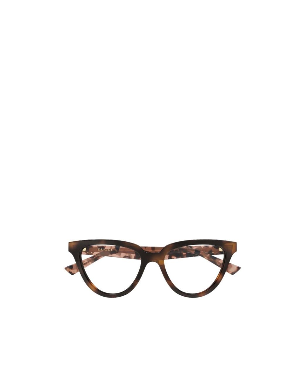 Gucci White Eyewear Cat-Eye Glasses for men