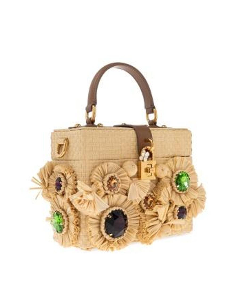 Dolce & Gabbana Metallic Crystal-Embellished Tote Bag