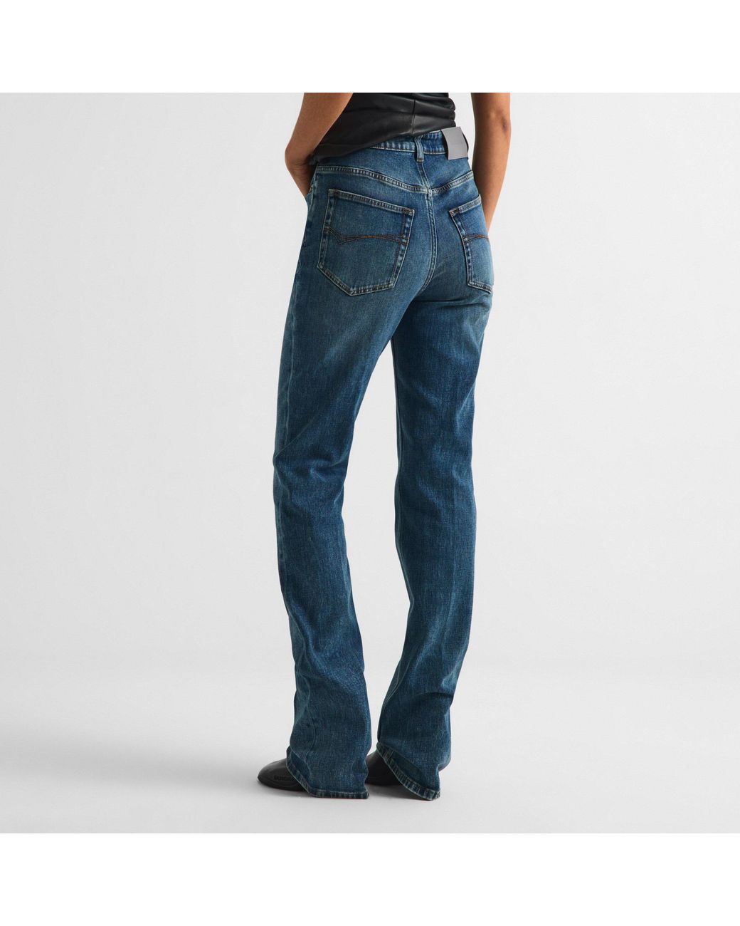 Balenciaga Blue High-Waist Jeans