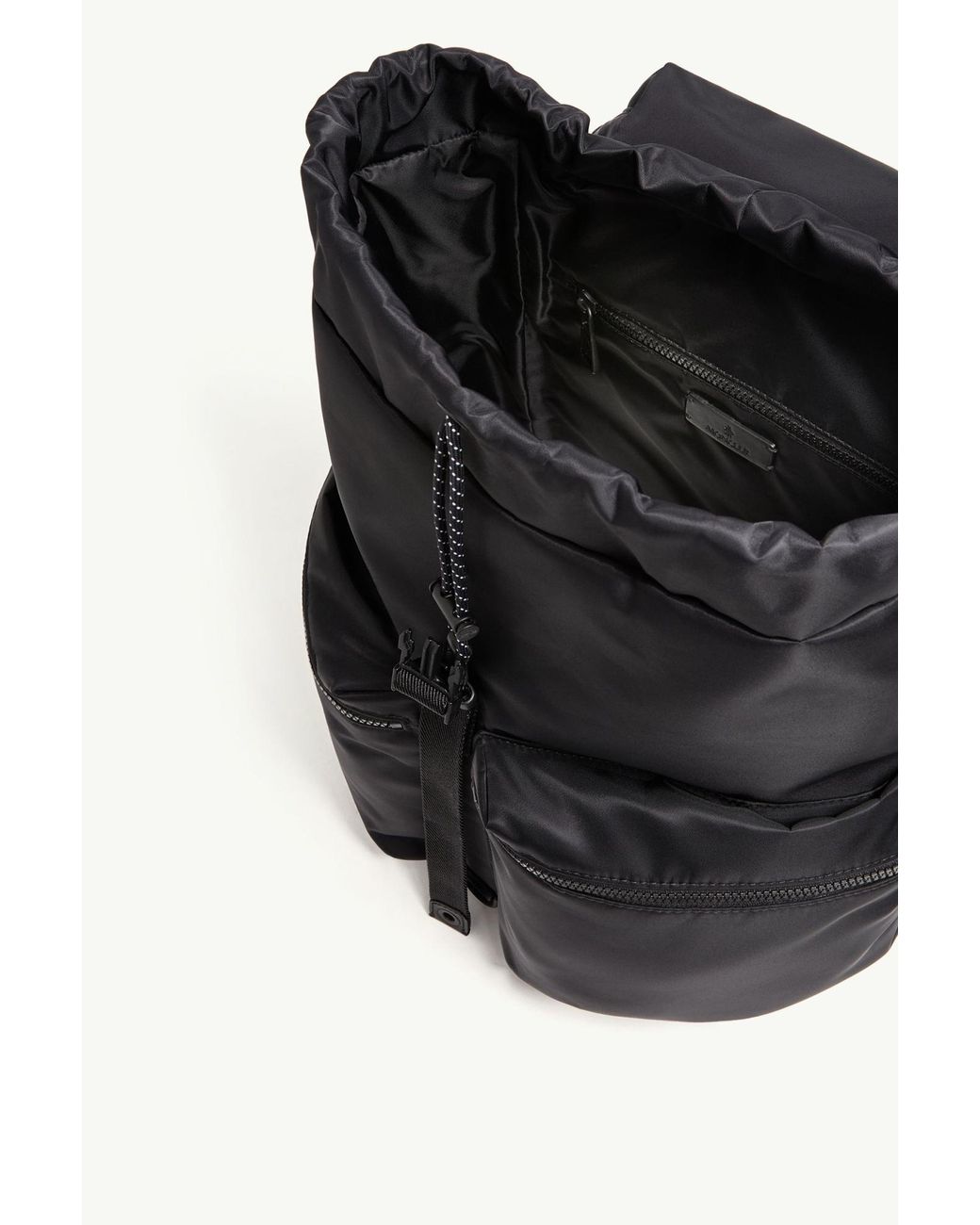 Moncler Black Kenton Logo Patch Backpack for men