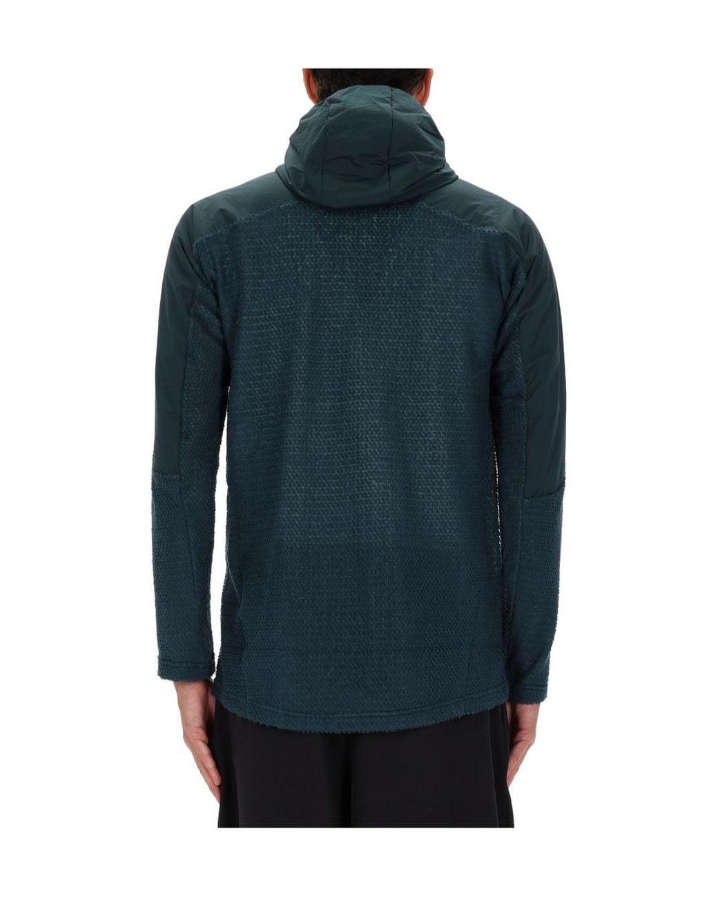 And Wander Blue Alpha Direct Hooded Casual Jacket for men