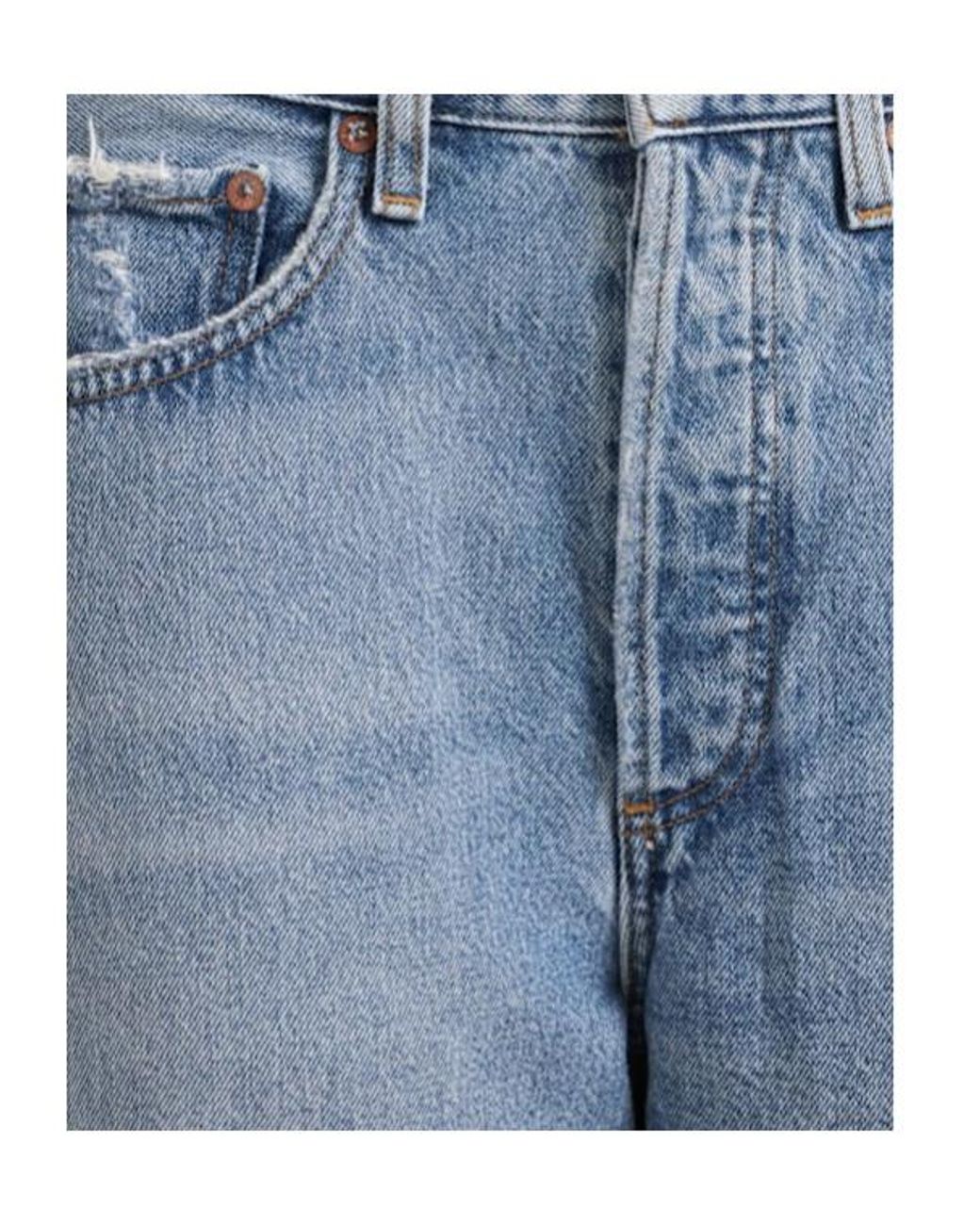 Agolde Blue Amryn Mid-Rise Straight Leg Jeans