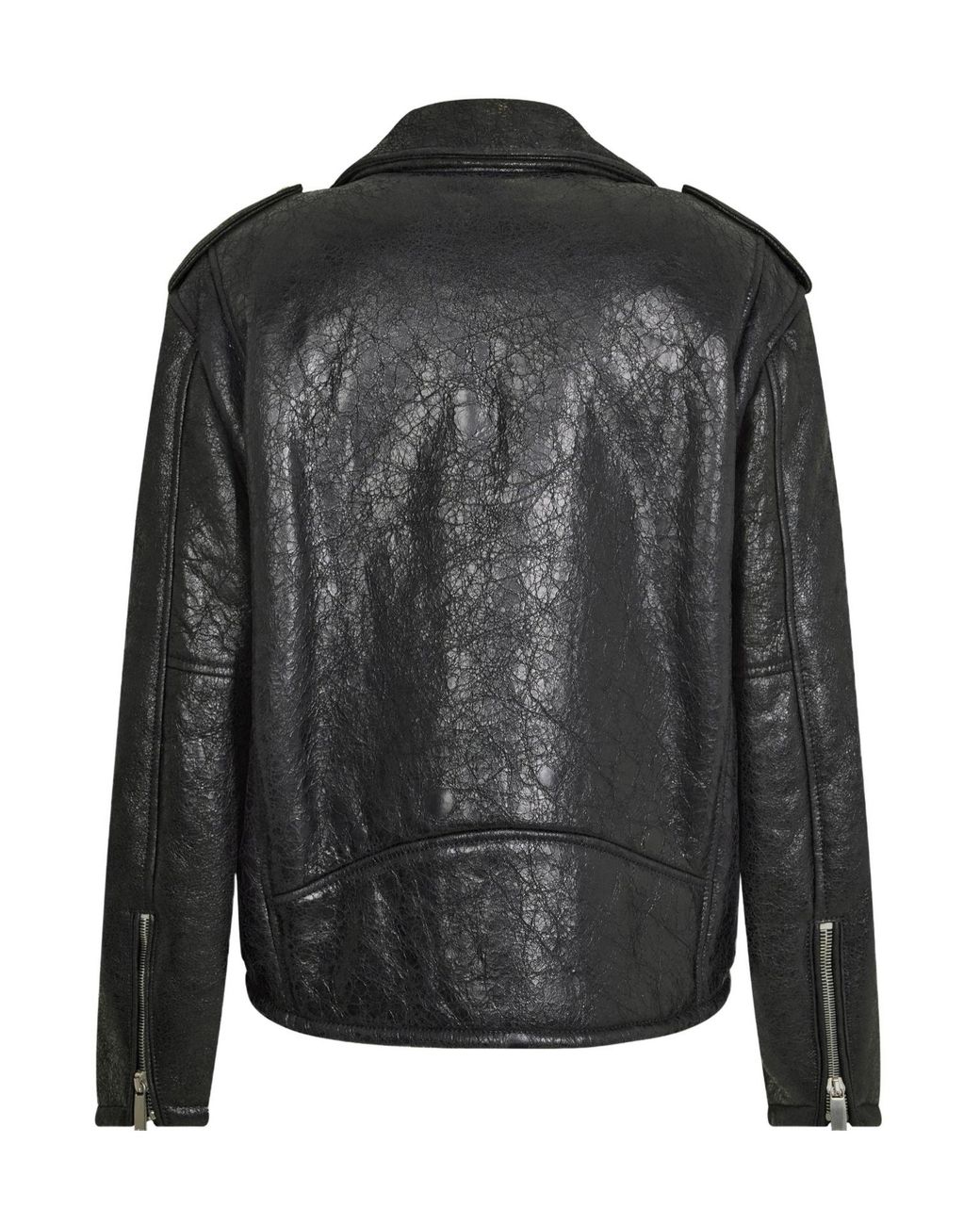 Off-White c/o Virgil Abloh Black Lethr Biker Jkt Sn99 for men