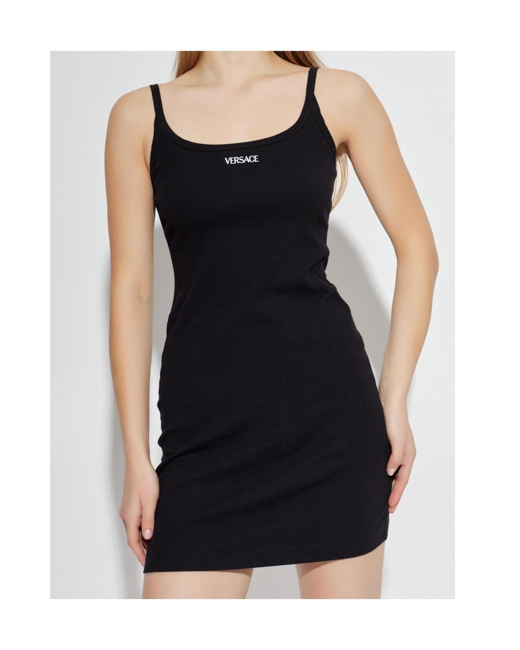 Versace Black Short Dresses