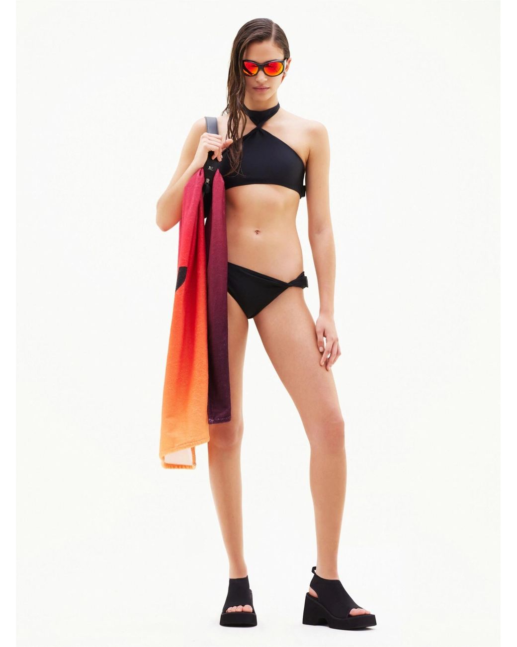 Courreges Blue Courrèges Twisted Bikini Bottoms