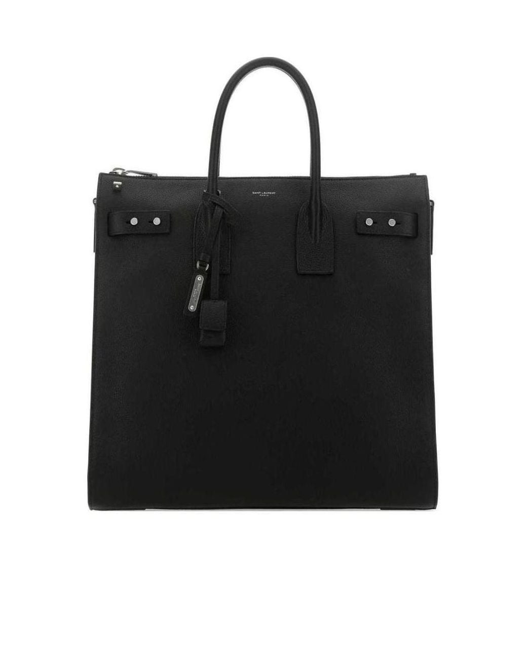 Saint Laurent Black Sac De Jour North/South Tote Bag for men