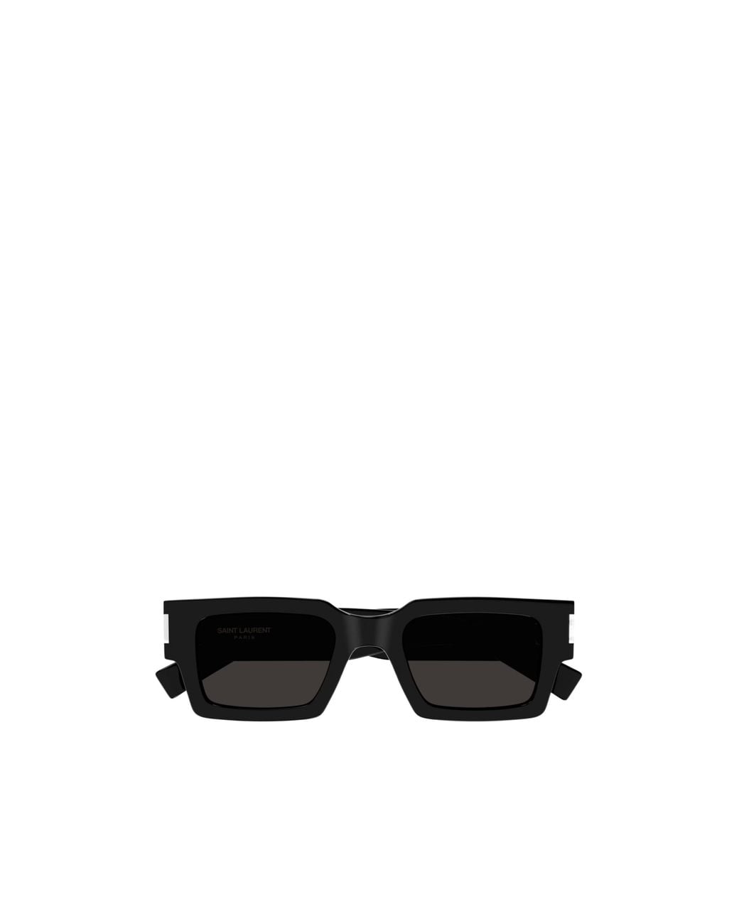 Saint Laurent Black Square Frame Sunglasses for men