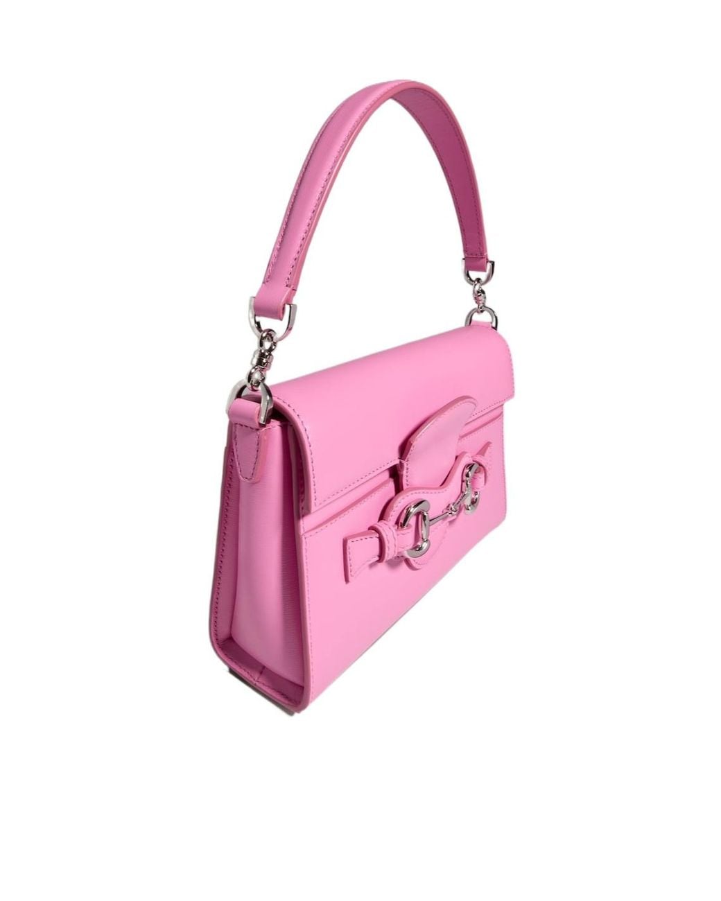 Gucci Pink Horsebit Duomo Small Top Handle Bag